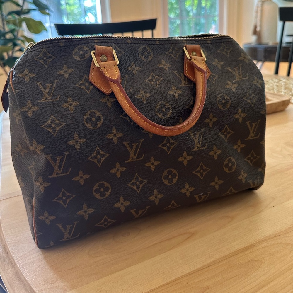 Louis Vuitton Speedy bag.